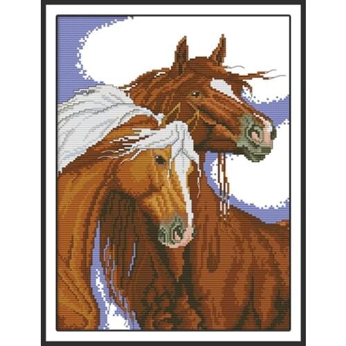 Lean Close Together DIY Embroidery Needlework Sets Cross Stitch Kits Needlepoint Home Decor Counted Dmc 14ct 11CT Cross Stitch