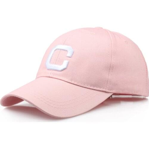 New Men Women Plain Curved Sun Visor Baseball Cap Outdoor Sport C Letter Hat Solid Fashion Adjustable Caps Snapback Cap