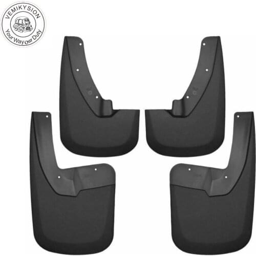 Front &Rear Mud Guards Set Mud Flaps for Dodge Ram 1500 2010-2016 Dodge Ram 2500 2010-2016 Dodge Ram 3500 2010-2016 Regular Mega
