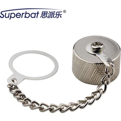 Superbat Dust Cap for N-Type Jack Female RF Coaxial Connector with Ring Chain