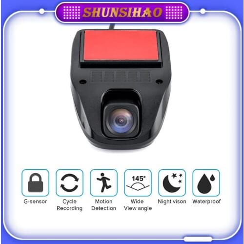 ShunSihao Véhicule DVR USB Dash Cam mini - portable car DVR HD night vision Dash Cam for Android System Grand angle 1080P