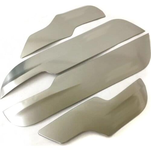 Car styling 4PCS For HONDA CRV CR-V 2017 2018 Car Stainless Steel Inner Door Protective Anti-Kick Metal Cover Sticker