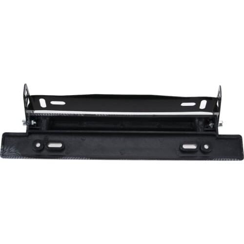 Universal License Plate Mount for Automobiles Car-styling Adjustable Carbon Fiber Car Racing Number License Plate Frame Holder