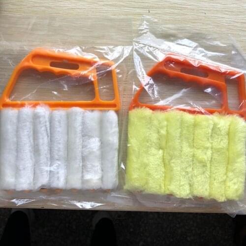 1 PC Useful Microfiber Window cleaning brush air Conditioner Duster cleaner Venetian Blind Brush Kitchen Accessories
