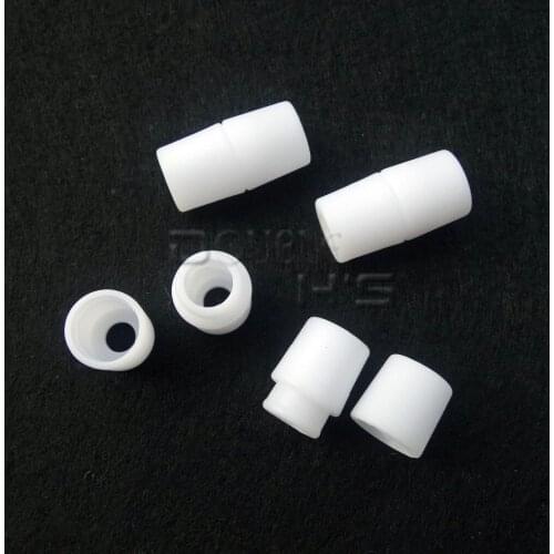 100pcs/lot White Plastic Lanyard Safety Breakaway Pop Barrel Connectors For Paracord & Ribbon Lanyards