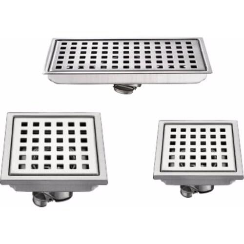 304 Stainless Steel 30/15/11cm Linear Anti-odor Long Floor Drain Bathroom Invisible Shower Floor Drain, Wholesale, Brushed