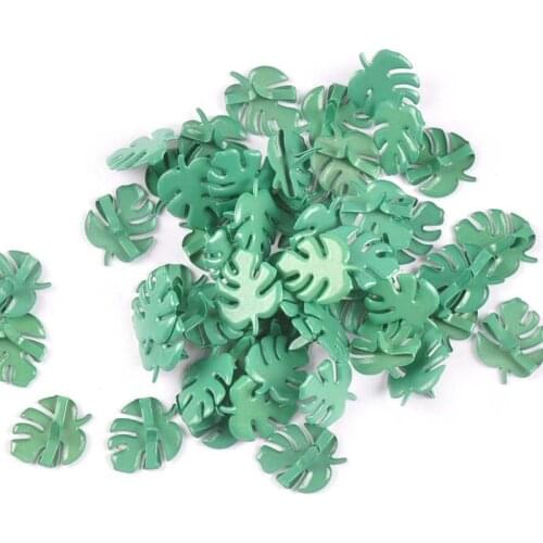 50Pcs Green Banana Leaf Brads Embellishments For Scrapbooking Fastener Brads Metal Crafts Paper Decoration Accessories c2166