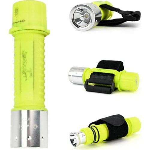 60%HOTT6 Waterproof Super Bright Diving Submarine Underwater Torch Lamp Flashlight