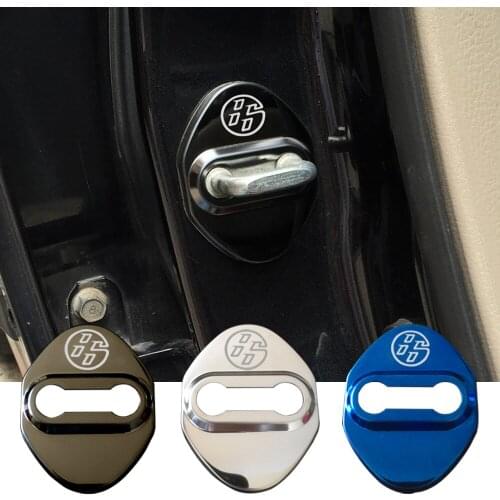 Car Styling Door Lock Cover Car Stickers Accessories Case For Toyota 86 Corolla Rav4 2008 Auris Yaris Auto Badge Emblem