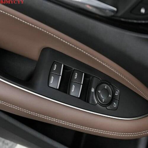 BJMYCYY car styling ABS 7PCS/SET Car window lift buttons decorate sequins For Buick Lacrosse 2016-2018 car accessories