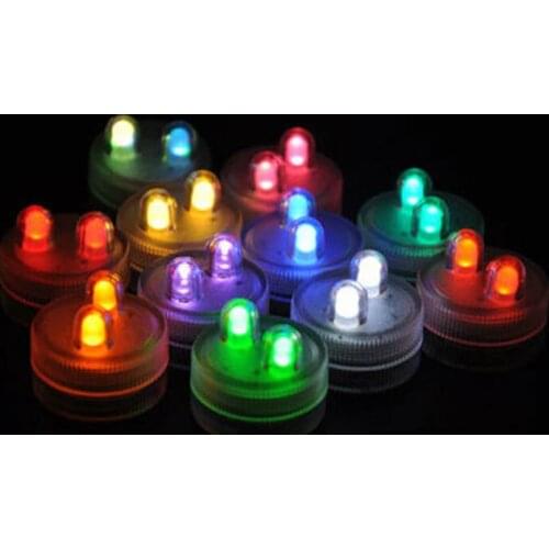 Rushed Sales 100 pieces/lot Waterproof Submersible Led Floralytes Light for Baby Shower wedding party decoration