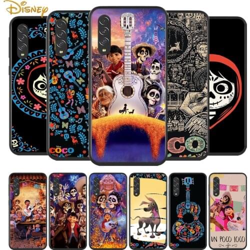 Disney Movie COCO for Samsung Galaxy A90 A80 A70 A60 A50 A40 A20 A2Core A10 M31 M21 M60 M40 M30 Black Phone Case