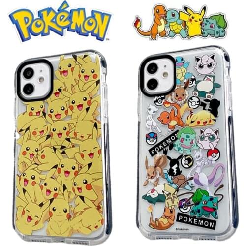 Pokemon Pikachu Phone Case for IPhone 6/6S/6 Plus/6S Plus/7/8/8 Plus/X/XS/XR/XS Max/11/12 Pro Cute Cartoon Silicone IPhone Case