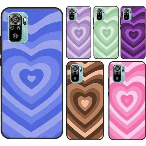 Latte Love Coffee Heart For Xiaomi Redmi Note 9 Pro Note 10 Pro 7 8 9S 8T Back Cover For Redmi 9T 9C 9A K40 Case