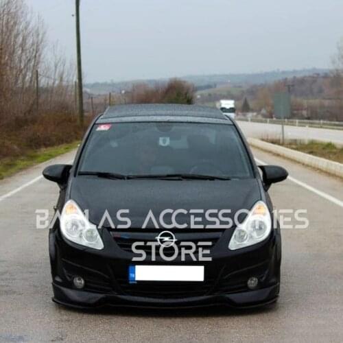 For Opel Corsa D Batman Mirror Cover 2006 2007 2008 2009 2010 2011 2012 2013 Piano Black 2 Pcs. Right-Left