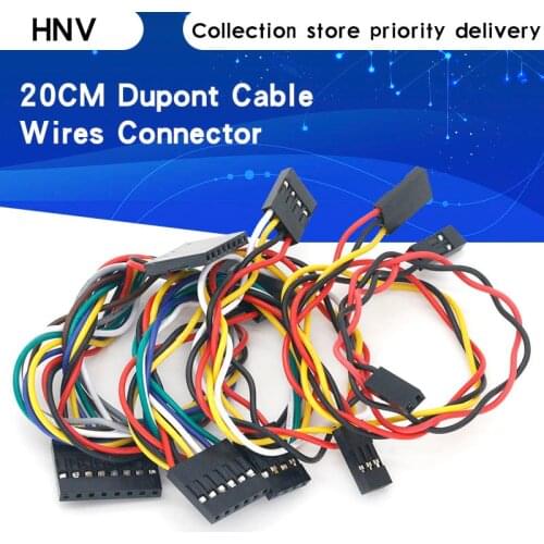 20CM Dupont Cable For Arduino 2.54mm Line Male Female Dupont Jumper Wire Cables 2P/3P/4P/6P/8P Wires Connector Diy Kit