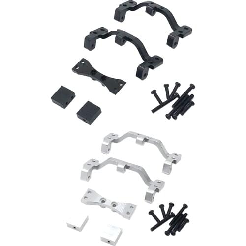 Metal Tie Rod Base Seat Mount Axle Up Servo Bracket Set Suitable for WPL C14 C24 1/16 RC Cars Truck Parts