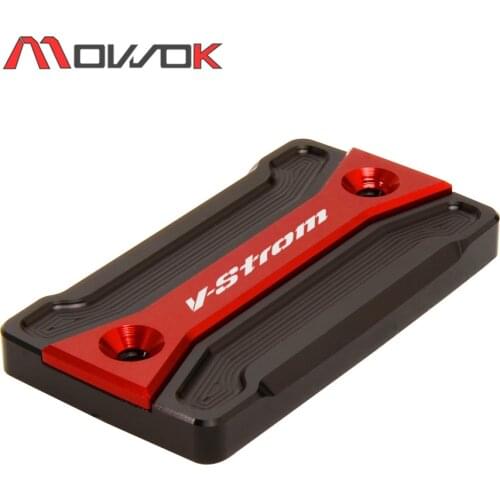 CNC Motorcycle Front Brake Fluid Reservoir Tank Caps Cove For SUZUKI V-STROM 650 DL650 DL250 DL1000 V-Strom 1000 250 2002-2019