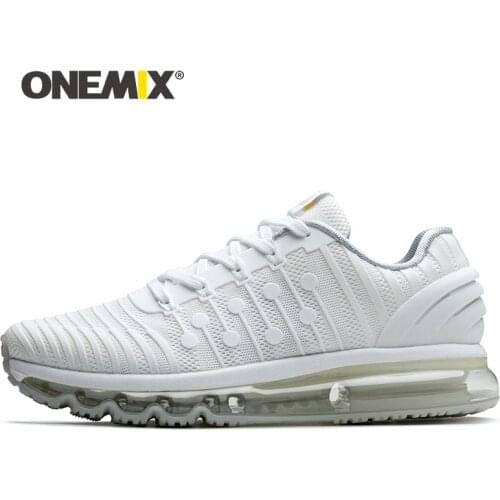 ONEMIX Men Running Shoes Sports Air Cushioning Slip On Footwear Athletic Outdoor Trainning Shoes Walking Jogging Sneakers