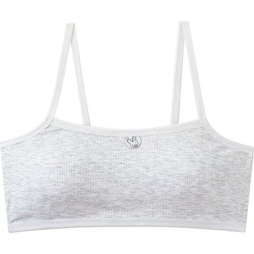 Teenage Girls Underwear Kids Training Bra Sports Vest Push Up Teens Bras Wireless Children Tank Tops Puberty Clothing 8-16T