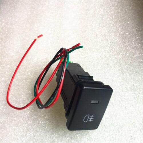 Rear Fog Light Switch for Mitsubishi Outlander, 33x22mm, Fog Lamp Switch, Refitting Switch Button, Free Shipping