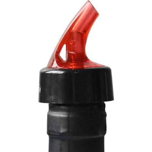 ON SALE! Factory free shipping 1 OZ RED measuring wine pourer with logo 50pcs/lot