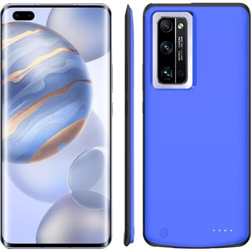 Silm Battery Charger Case For Huawei Honor 30 Pro Silicone shockproof Power bank Case For Honor 30S Back clip battery Cover Capa