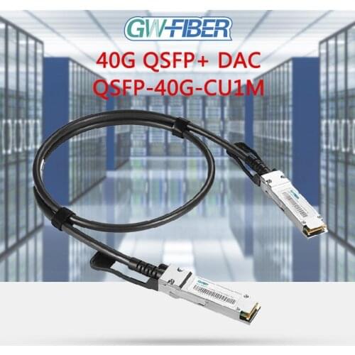 1m (3ft) QSFP-40G-CU1M Compatible 40G Gigabit QSFP+ Passive Direct Attach Copper Twinax Cable for Huawei Cisco switch DAC Cable