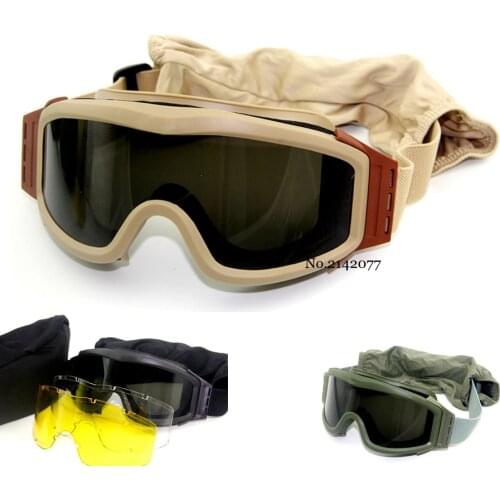 Tactical Army Goggles Military Paintball Airsoft Shooting Protective Eyewear Hunting CS War Game Eyewear Glasses