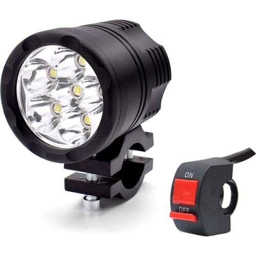 Universial Modified Motorcycle Headlamp LED Spotlight Strong Light Waterproof For BMW HP2 Enduro K1200R K1200S K1300S/R/GT