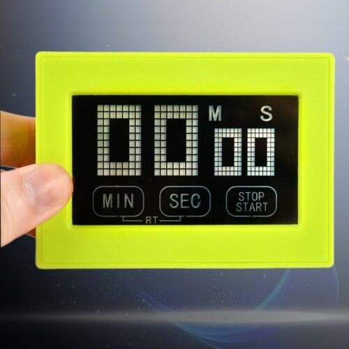 LCD Digital Display Kitchen Timer Contactor Count Down Timer Alarm Clock Cooking Count Up & Count Down Kitchen Timer loud alarm