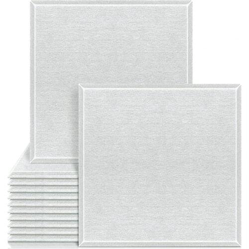 10Pcs/Bag Wide Application Acoustic Panel Soundproof Felt Anti-scratch Noise Reduction Sound Absorbing Panel for Home