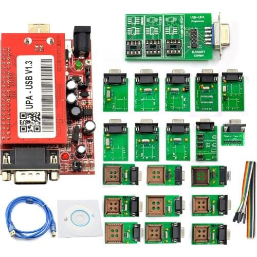 Adapter Diagnostic-tool Programmer Set With Full Adaptors Safety ABS Convenient And Safe Upa-usb Car Diagnostics