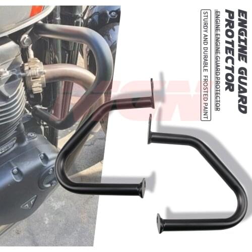 Motorcycle Bumper Engine Guard Crash Bars For Triumph Bonneville T100 T120 Bobber Thruxton 1200/R Street Cup/Twin 2016 - 2019