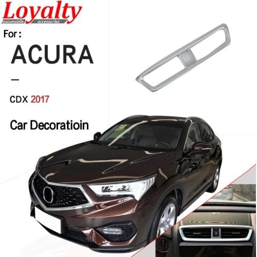Loyalty For Toyota ACURA CDX 2017 Central Air vent Outlet Cover Trim ABS Silver Car Accessories Styling