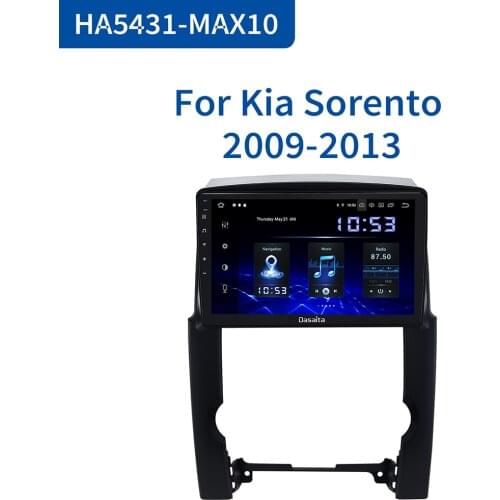 Dasaita 10.2"IPS TDA7850 Car Radio-Player Android10.0 for Kia Sorento GPS 2009 2010 2011 2012 2013 Bluetooth Car Navigator Video