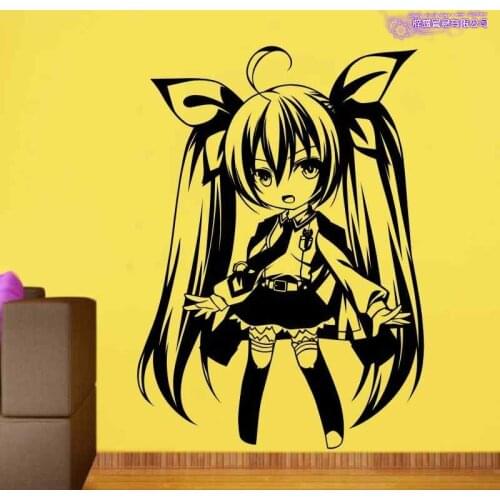 DATE A LIVE Wall Decal Kotori Itsuka Vinyl Wall Stickers Decal Decor Home Decorative Decoration Anime Car Sticker
