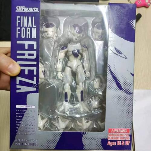 Action SHF Final Form Frieza Figure Model Toys for Children Anime Drangon Ball Fans Collectibles Gift Dolls Display Sence Frieza