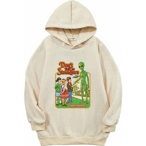 Cartoon Printed Safety Education In The Spring and Autumn Season Cotton Hoodie Boys and Girls Sports Leisure Long-sleeved Shirt