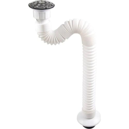 Talea Bathroom urinal basin drain waste kit mens urinal drainage syatem white Plastic Flexible Flume Z5028C005