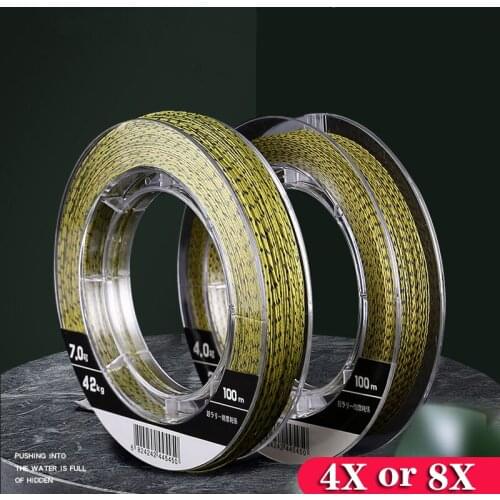 300M 500M 1000M Speckled PE Fishing Line 4 Strands or 8 Strands Braided Fishing Line 8-80LB Multifilament Fishing Line Smooth