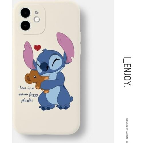 Official Original Soft Silicone Case for Apple iPhone 11 12 13 Pro MAX SE 2020 XR XS X 6 6s 7 8 Plus Shockproof Cute Phone Cover