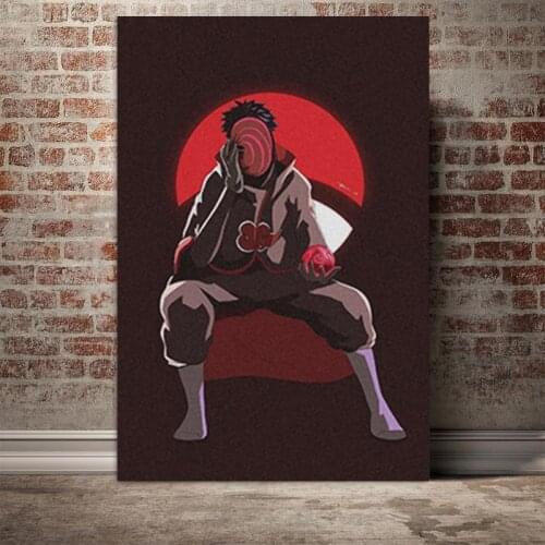 Obito Uchiha Akatsuki Posters and Prints Classic Japanese Anime Canvas Painting Animation Wall Art Picture for Living Room Decor