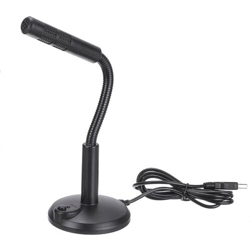 1pc USB Desktop Condenser Microphone Game Chatting Professional Omnidirectional Microphone for PC Laptop Meeting