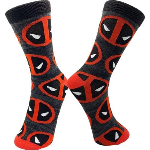 Adult Death Socks Superhero Stockings Cospaly Comfortable High Quality Crew Socks Men Women Cotton Sock Party Prop