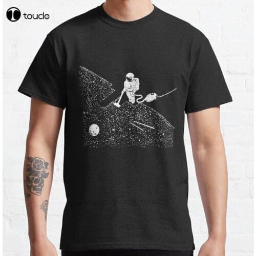 New Space Vacuuming T-Shirt Classic T-Shirt Cotton Men Tee Shirt