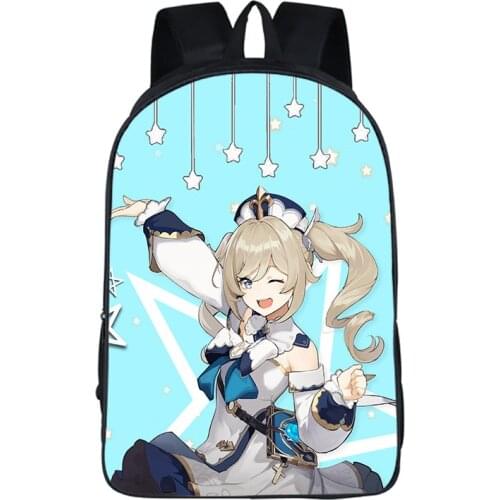 New Anime Genshin Impact Backpack Large capacity adult backpack travel bag Game Surrounding Student Mochilas Birthday gift