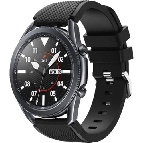 Silicone Strap For Samsung Galaxy Watch 3 45mm Smartwatch Official Watchbands Accessories For Galaxy Watch 46mm Gear S3 22mm