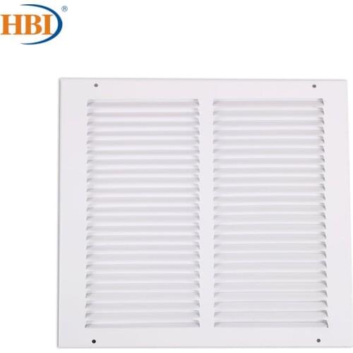 HBI W12" x H12" Steel White Finished Return Air Grilles Ceiling Air Vent Ceiling Duct Cover Air Register Ventilation Grilles