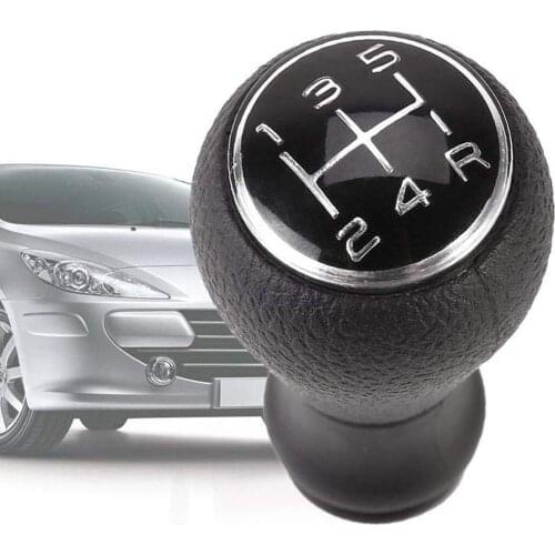 Gearshift knob 5 speeds For CITROEN C1 C3 C4 For PEUGEOT 205 206 106 107 207 306 307 308 309 405 406 407 508 605 607 806 807 12